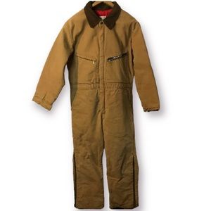 CANVAS QUILTED LINED OVERALLS KEY IMPERIAL OUTERWEAR